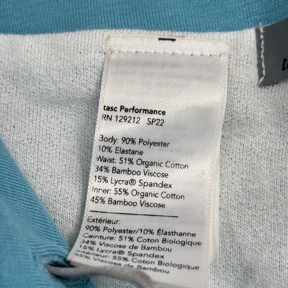 Tasc Recess Running Shorts Womens Size XL Lake Blue Speck Lined Stretch - Picture 10 of 11